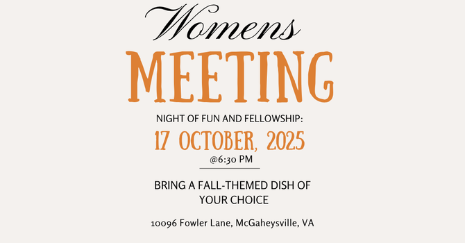 Women’s Meeting