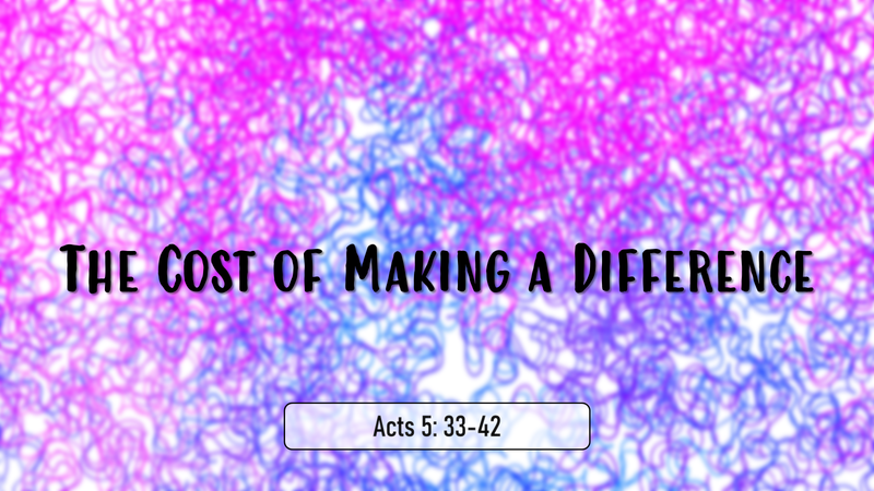 The Cost of Making a Difference (Part 2)