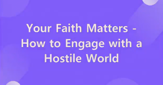 Your Faith Matters