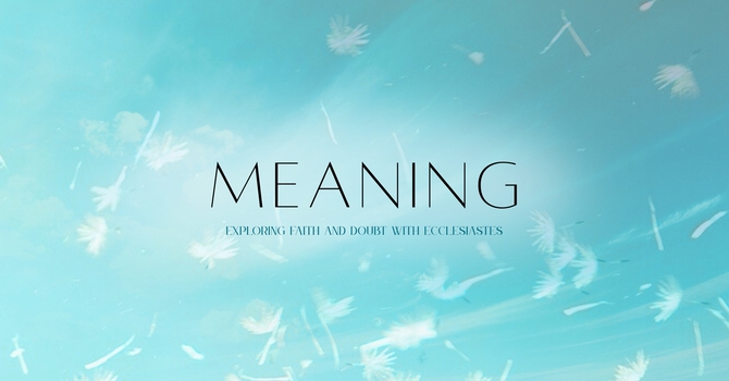 The Search For Meaning