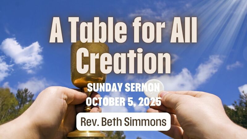 A Table for All Creation