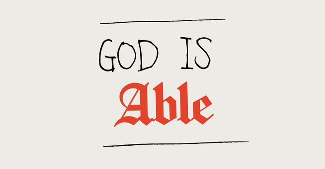 God Is Able
