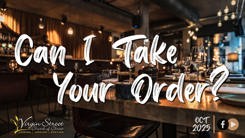 "Can I Take Your Order?"