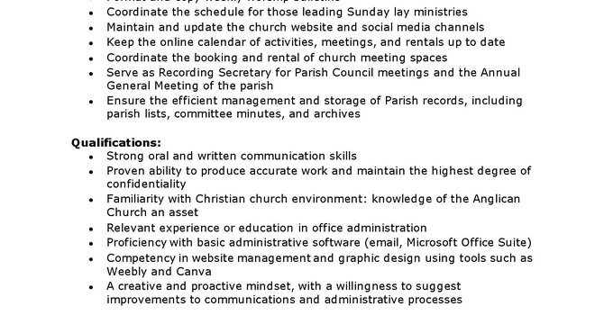 ISO Administrative Coordinator