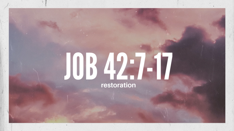 Job 42:7-17