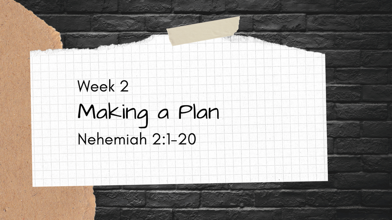 Making A Plan