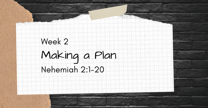Making A Plan