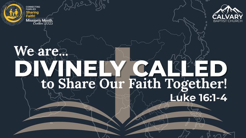 We Are Divinely Called to Share Our Faith Together