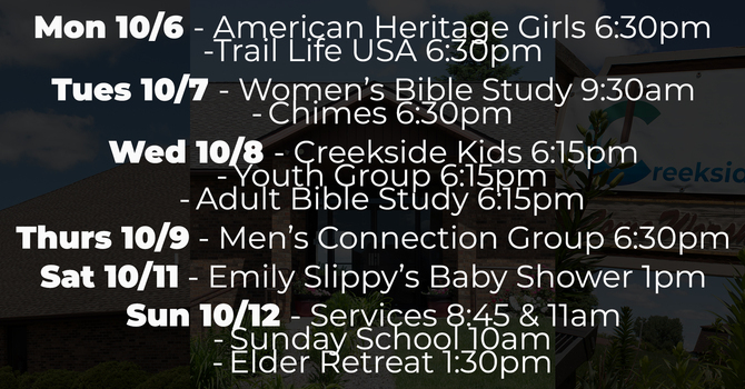 Week at a Glance