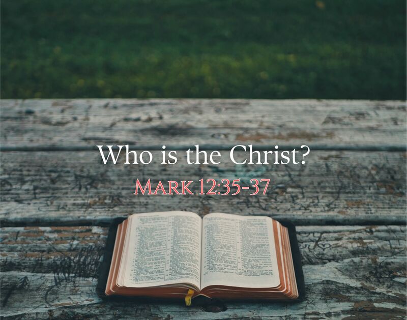 Who is the Christ?