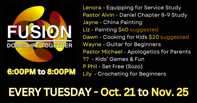 FUSION Family Fun Night