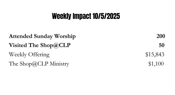 Weekly Giving