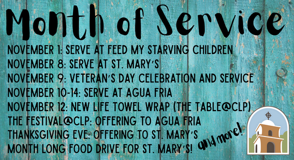 November Month of Service
