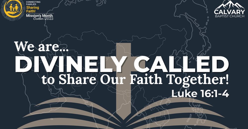 We Are Divinely Called to Share Our Faith Together