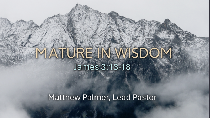 Mature in Wisdom