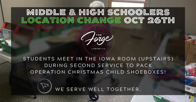Packing Operation Christmas Child Shoeboxes