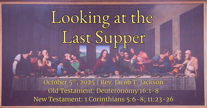 Looking at the Last Supper
