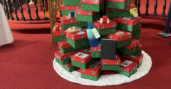 Samaritan's Purse Christmas Shoeboxes Due