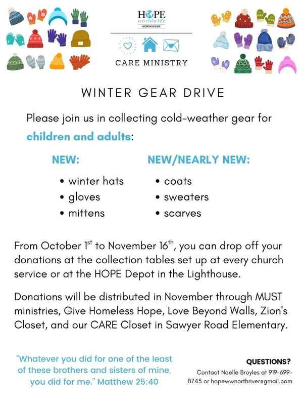We've made it easy to give away your winter-gear!