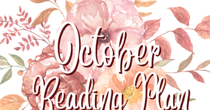 October Reading and Writing Plan
