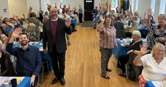 Bishop Todd helps St. John's, Tillsonburg celebrates 125th anniversary