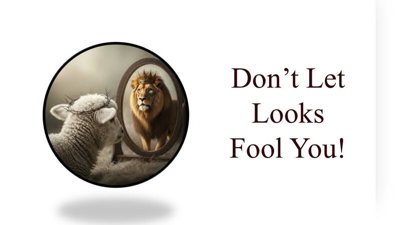  10-5-25 Don't Let Looks Fool You! Sermon