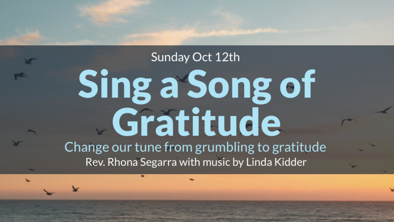 Sing a Song of Gratitude