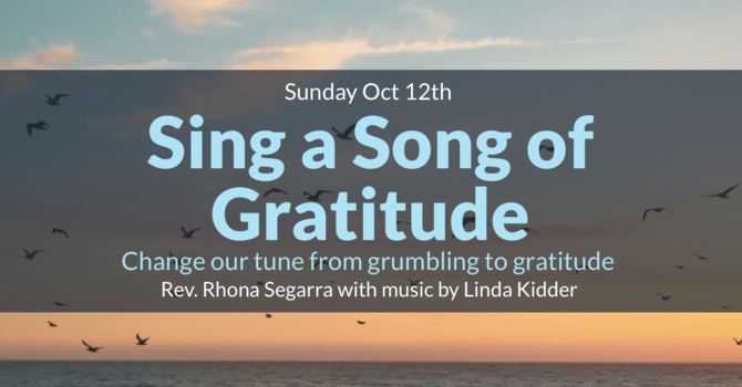 Sing a Song of Gratitude