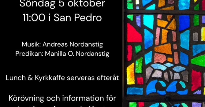 Gudstjänst med Konfirmationsfirande 10/5 @ 11.00am. image