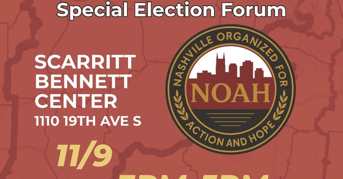 NOAH Hosts Candidate Forum on Nov. 9 image