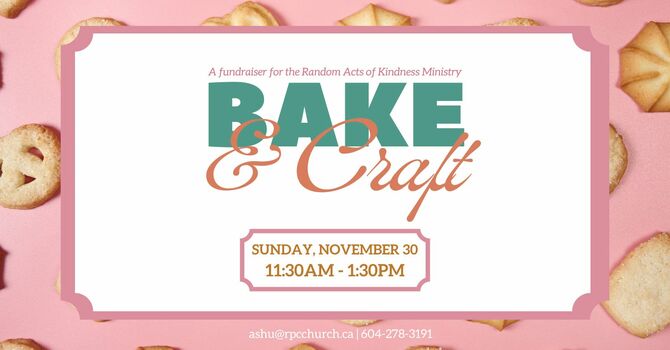 Bake & Craft Fundraiser