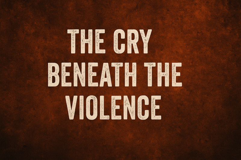 The Cry Beneath the Violence