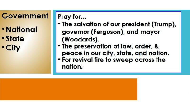 Communion Message and Prayer Time (October)