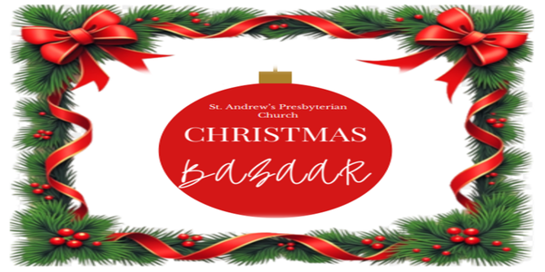 Only 5 weeks to go until our Christmas Bazaar!