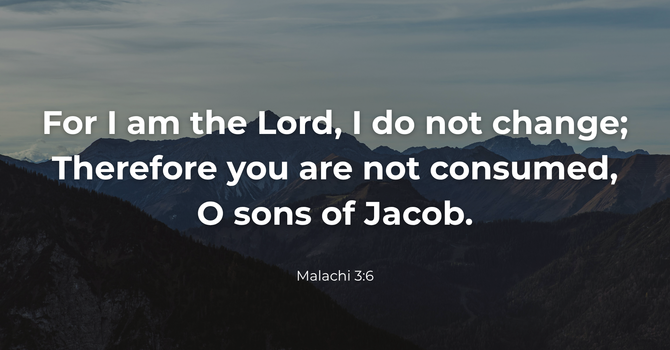 Malachi 3:6 image
