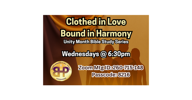 Clothed in Love...Bound in Harmony
