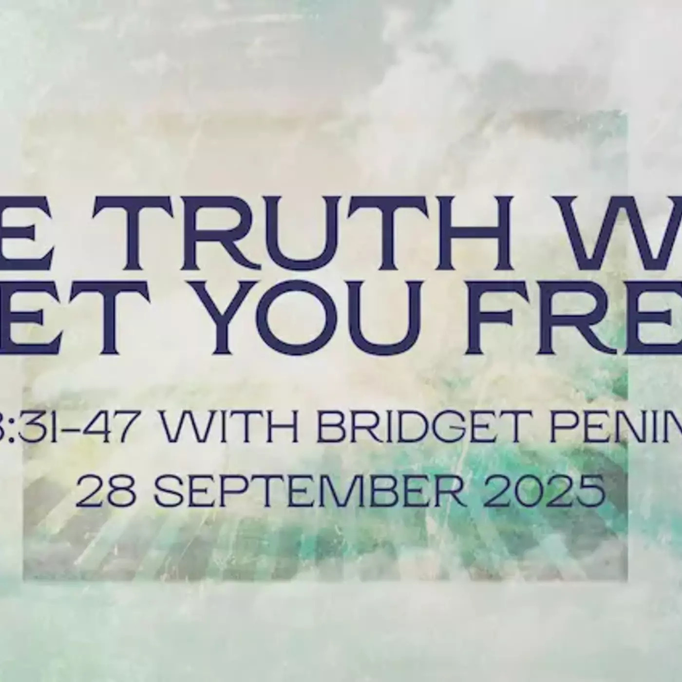 The Truth Will Set You Free