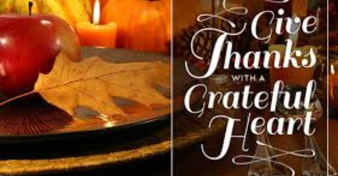 18th Sunday after Pentecost Thanksgiving  image