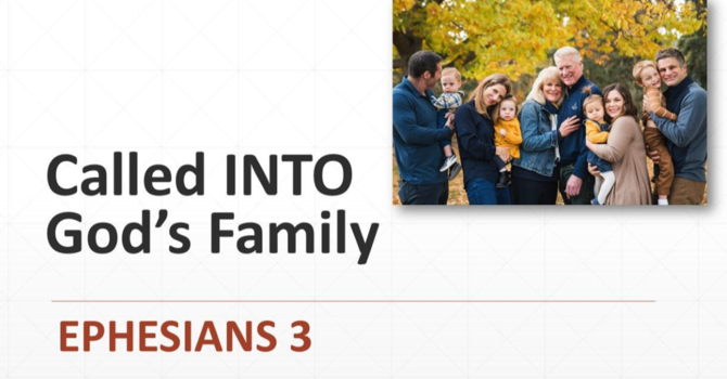 Called INTO God's Family 