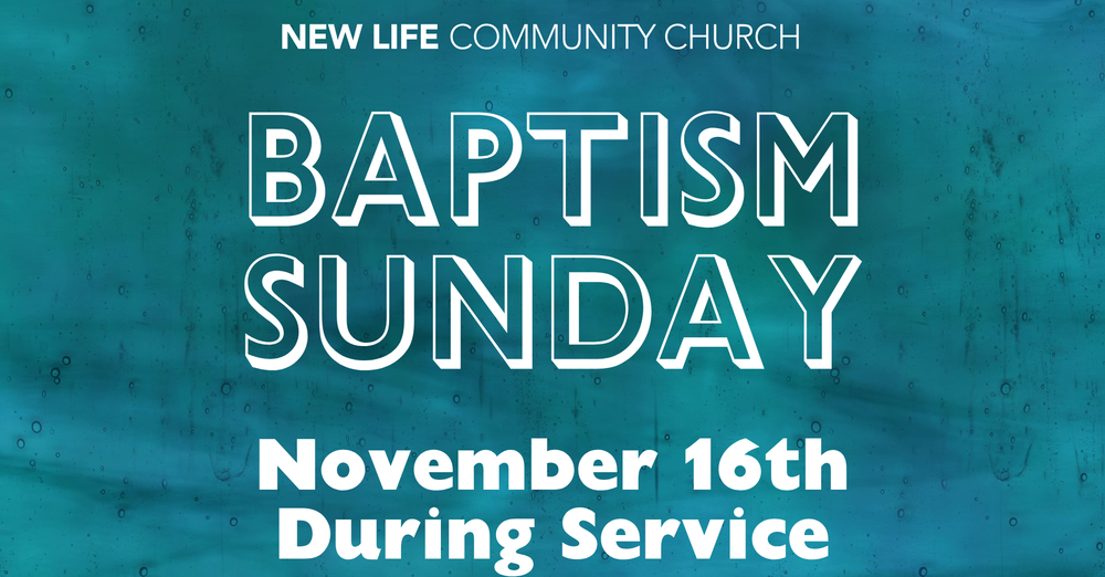 Baptism Sunday