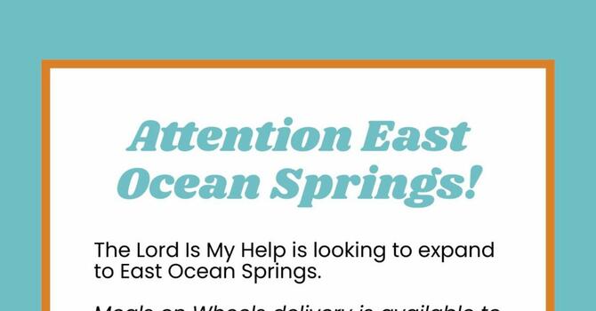 New info about Meals on Wheels for East Ocean Springs!