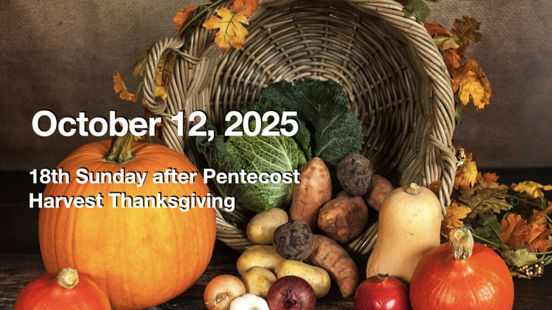 Eucharist Service - October 12, 2025