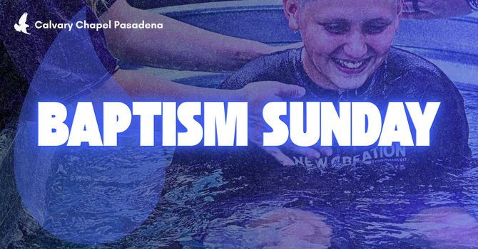 Baptism Sunday
