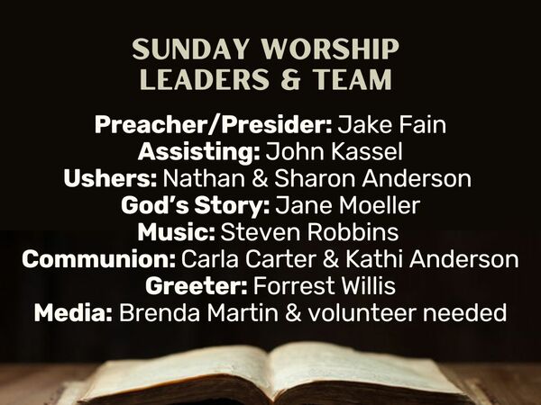 Leading us in Worship
