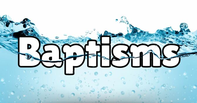 Baptism Sunday