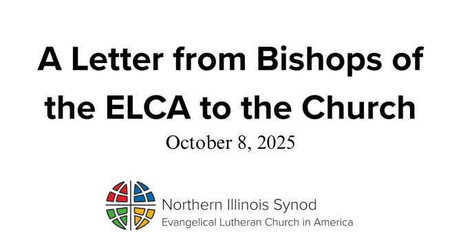 A Letter from Bishops of the ELCA to the Church image