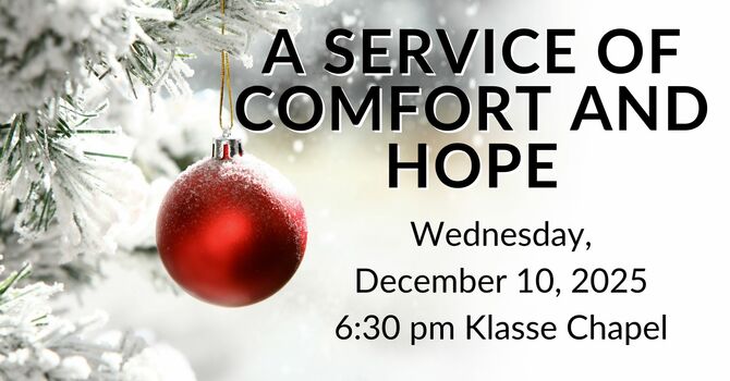Service of Comfort and Hope