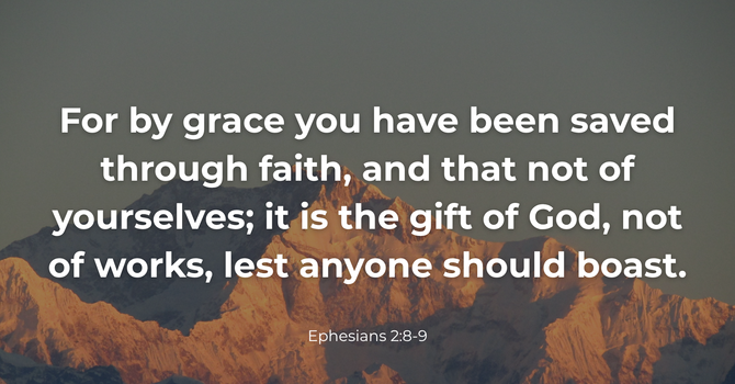 Ephesians 2:8-9 image