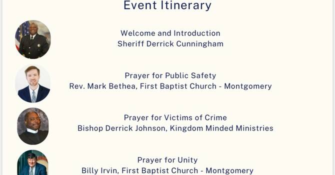Sheriff's Office Hosting Prayer Event