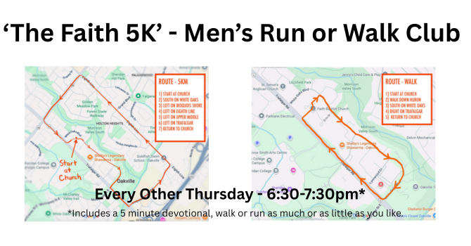 Faith Men's Run or Walk Club